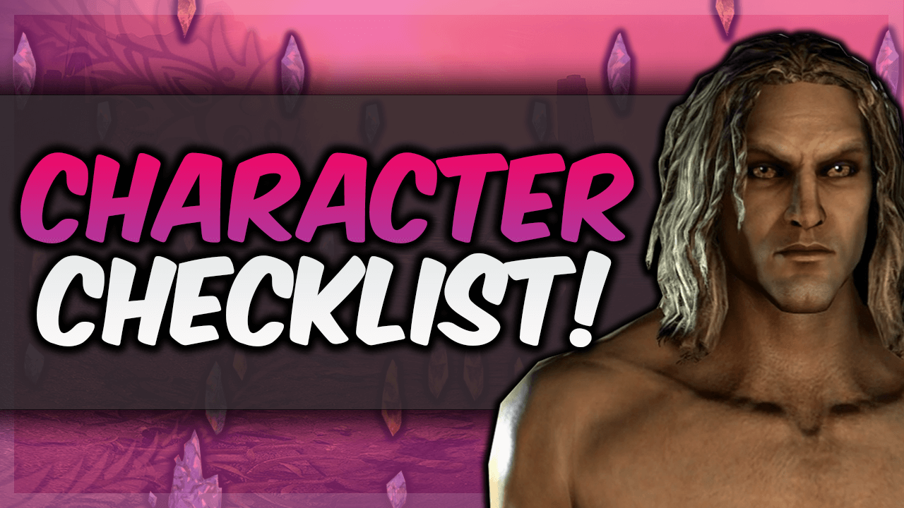 Elder Scrolls Online Character Checklist
